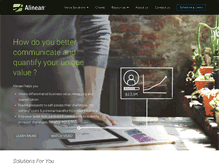 Tablet Screenshot of alinean.com